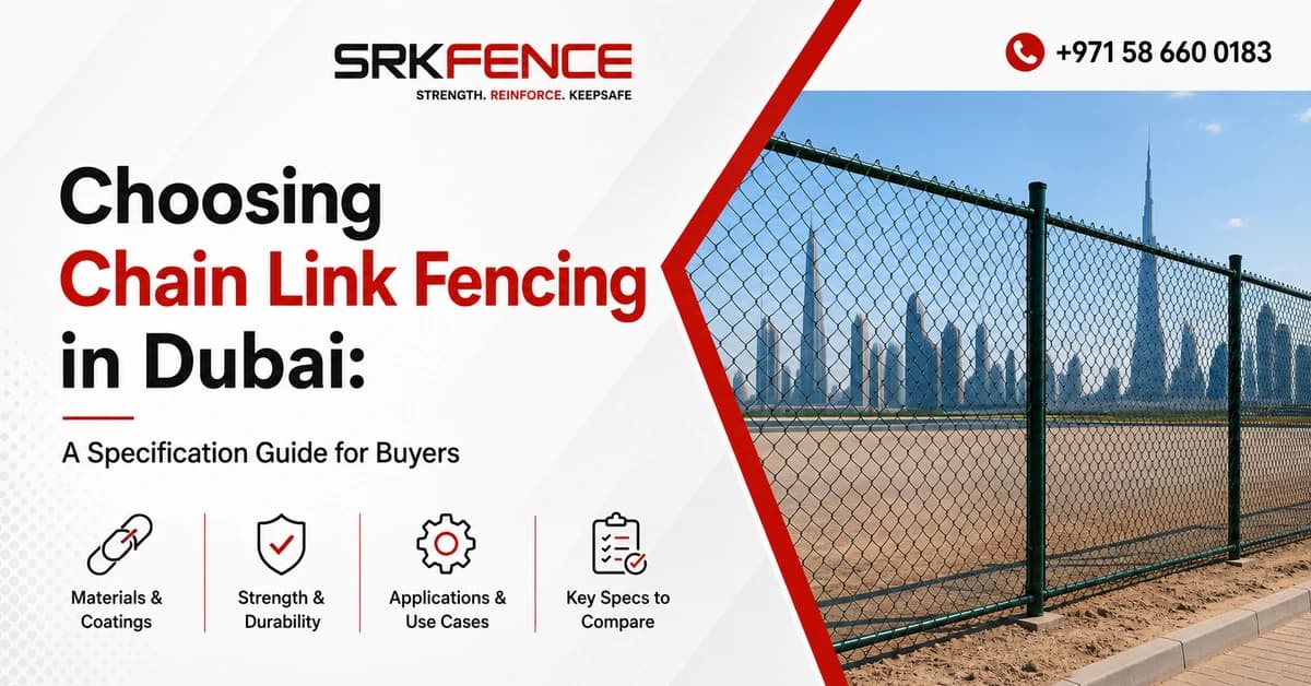Choosing Chain Link Fencing in Dubai
